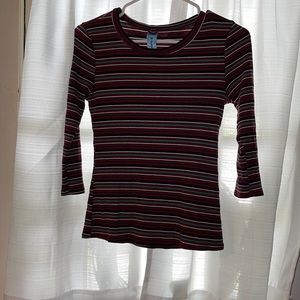 M.FASIS LONG SLEEVE STRIPED TSHIRT